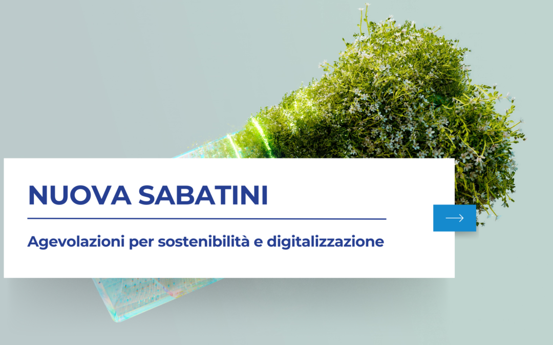 Agevolazioni "Nuova Sabatini" - Analysis for Business